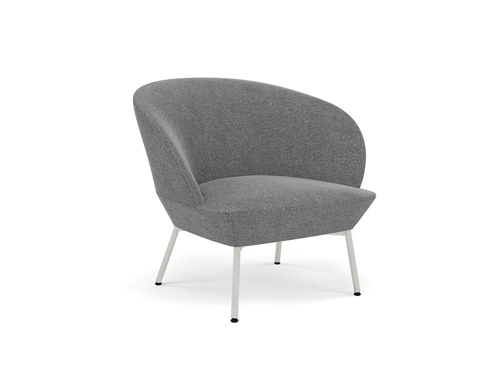 Oslo Lounge Chair with Tube Base