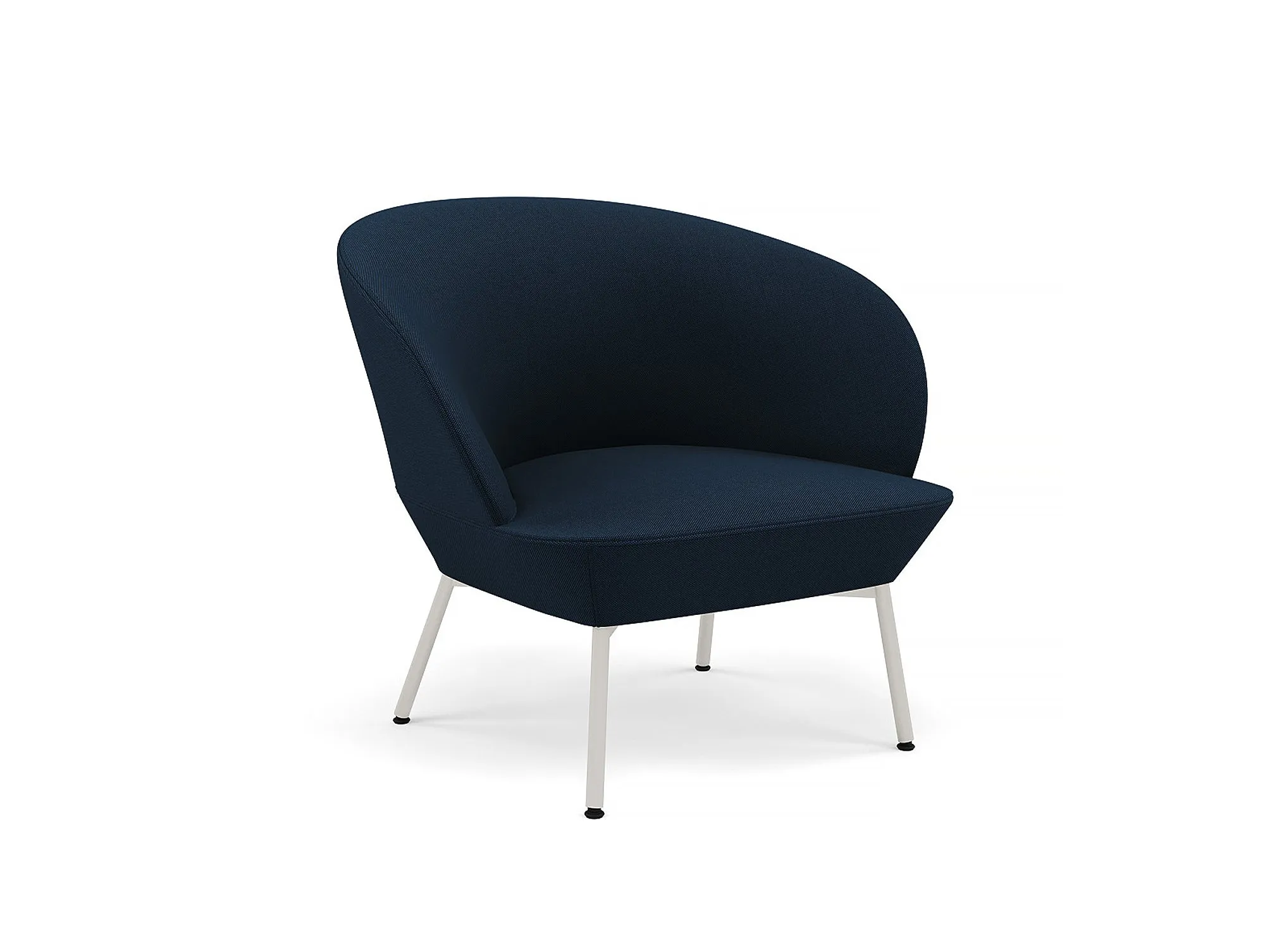 Oslo Lounge Chair with Tube Base