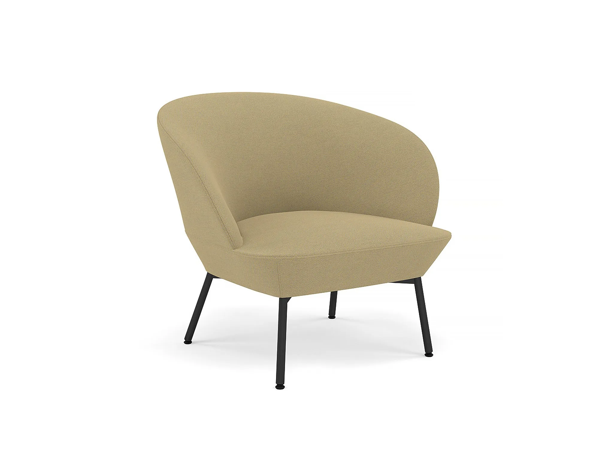 Oslo Lounge Chair with Tube Base