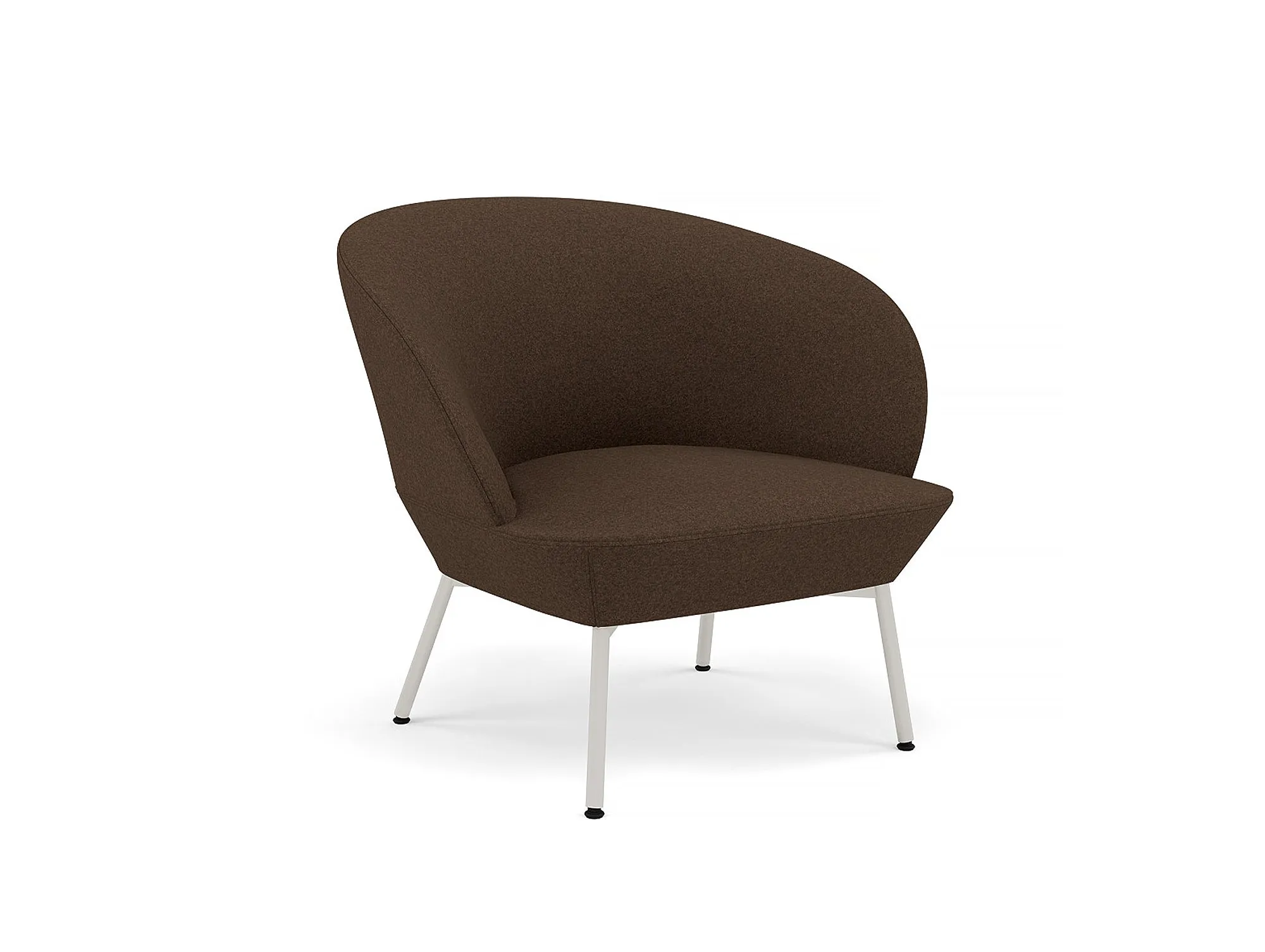 Oslo Lounge Chair with Tube Base