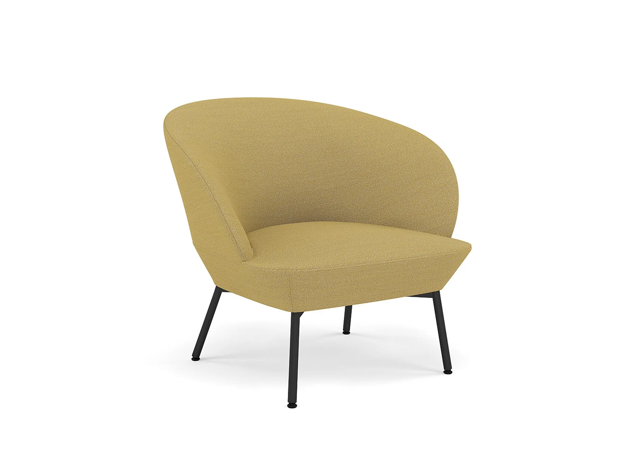 Oslo Lounge Chair with Tube Base