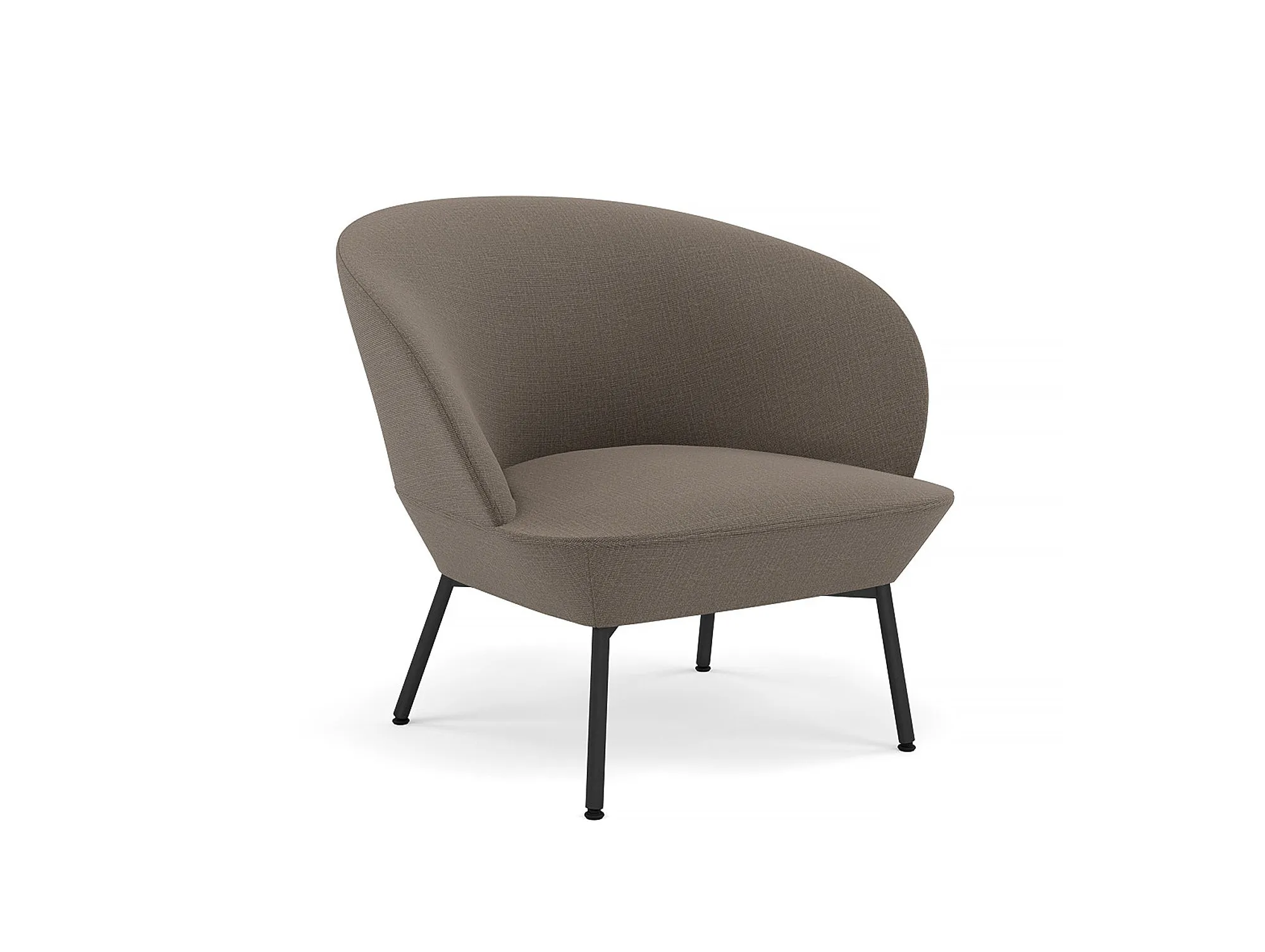Oslo Lounge Chair with Tube Base