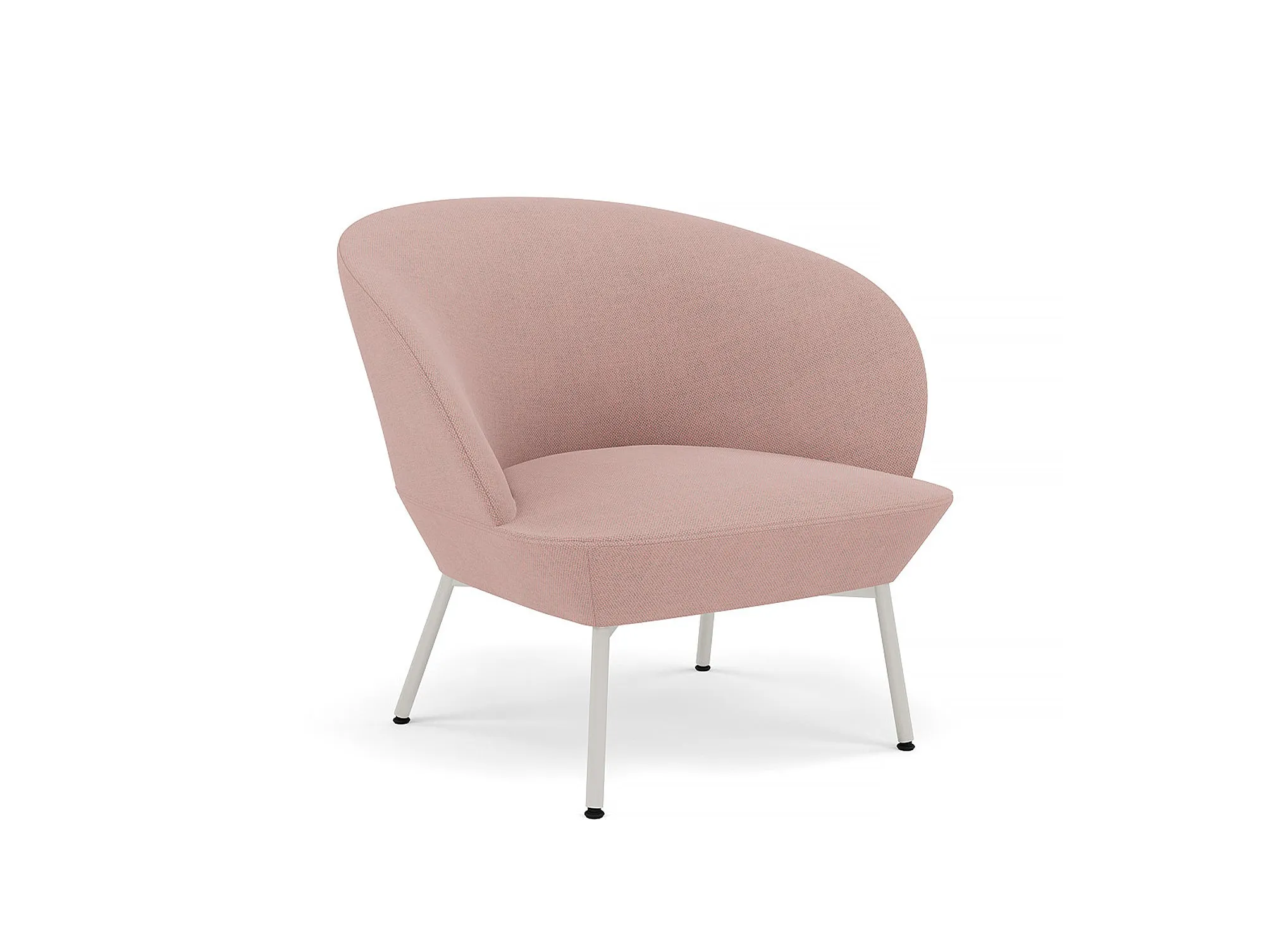 Oslo Lounge Chair with Tube Base