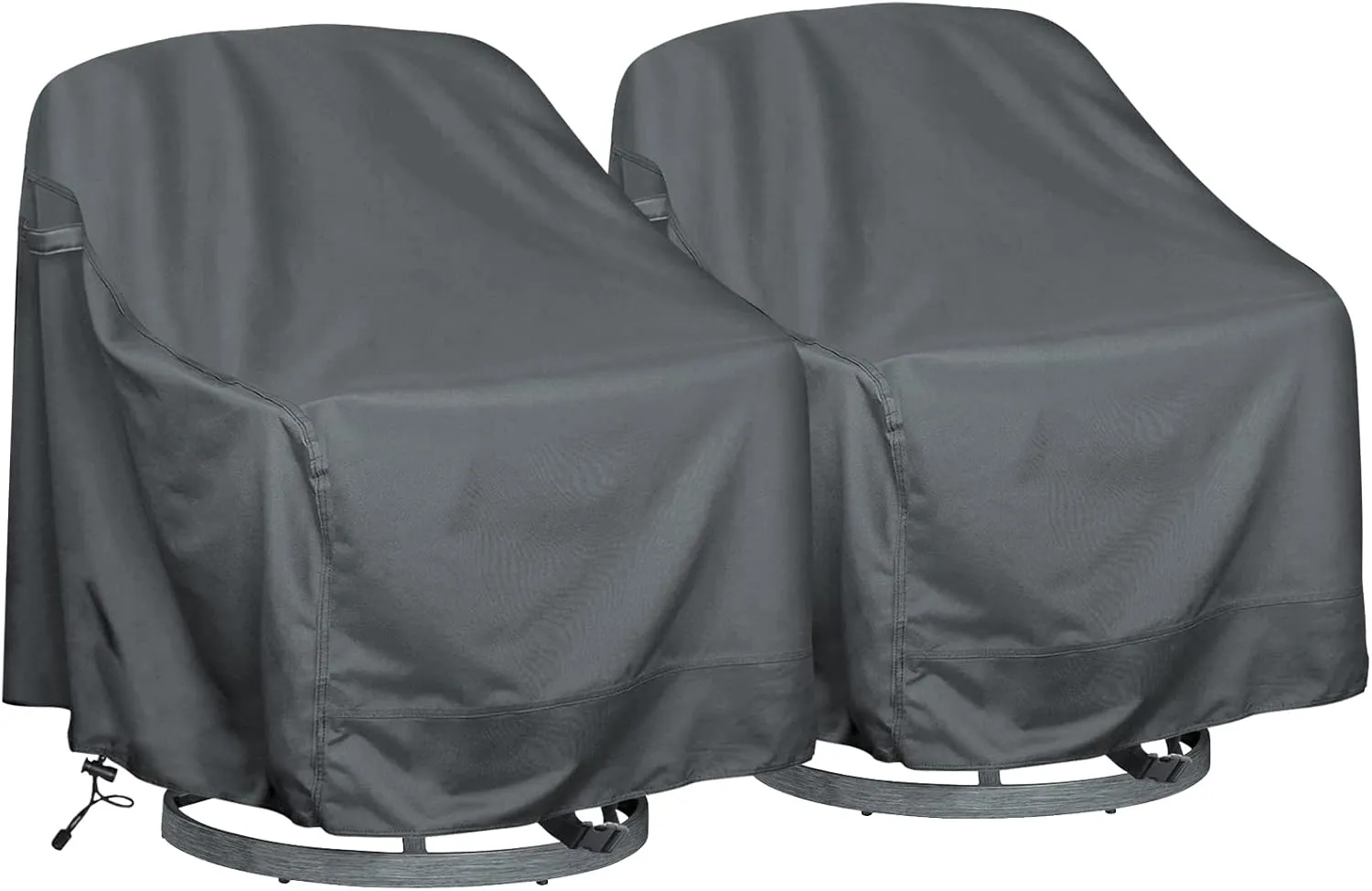 Outdoor Swivel Lounge Chair Cover 2 Pack,Patio Furniture Cover,Waterproof Heavy Duty,30" W X 34" D X 38.5" H