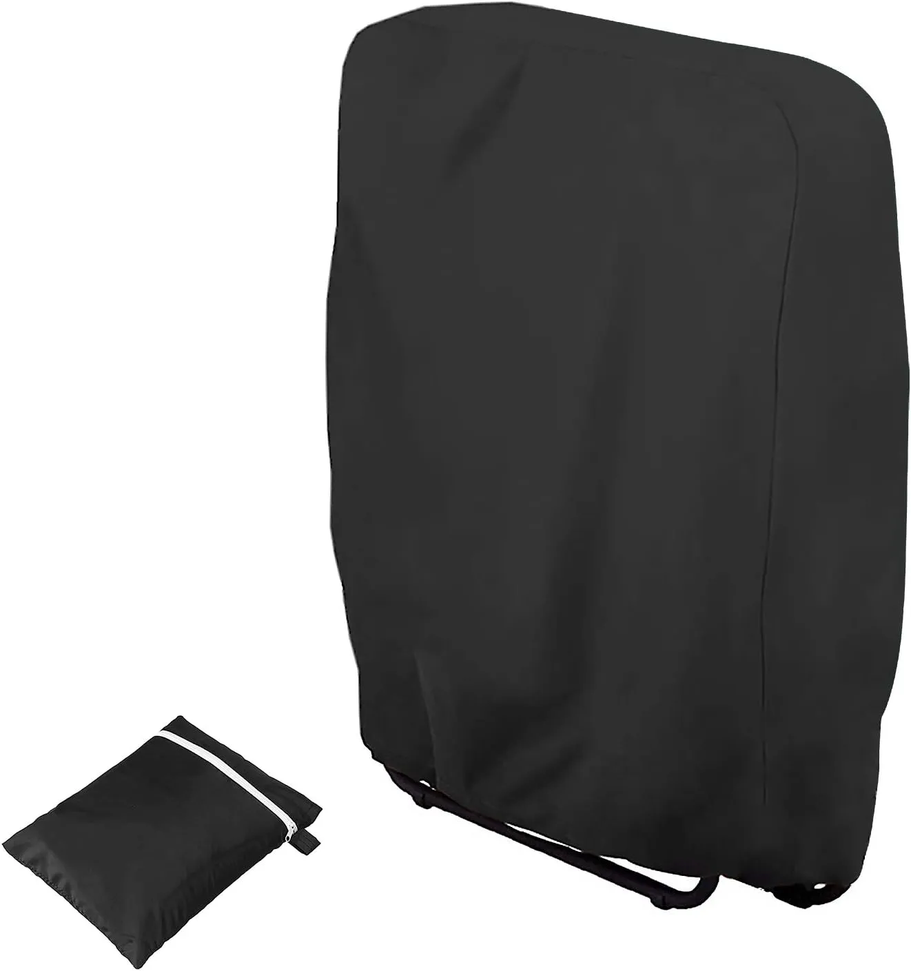 Outdoor Zero Gravity Folding Chair Cover Waterproof Dustproof Lawn Patio Furniture Covers All Weather Resistant 28"x43"（Black）