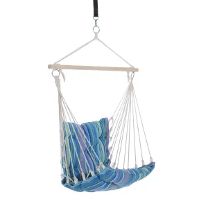 Outsunny Portable Hanging Woven Hammock Seat Rope Swing Chair Sleeping Bed For Outdoor Garden Yard C|Outsunny Portable Hanging Tisse Hamac Siege Chaise Balancoire Lit De Couchage Pour Jardin Jardin Ext
