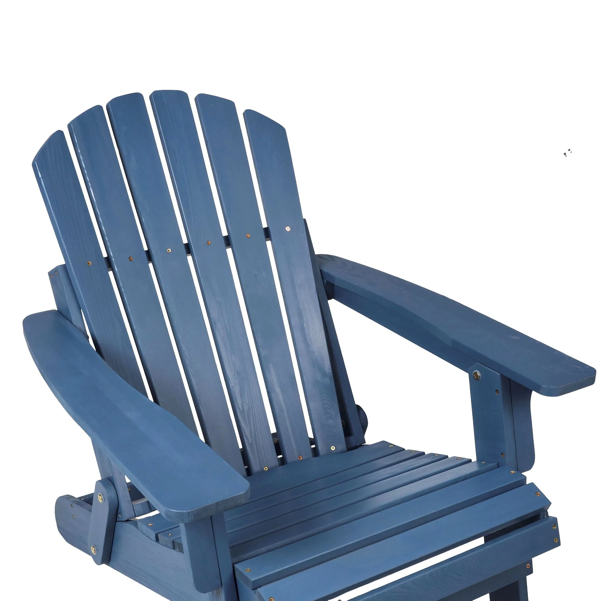 Oversize Outdoor Folding Adirondack Chair, Patio Chair For Garden