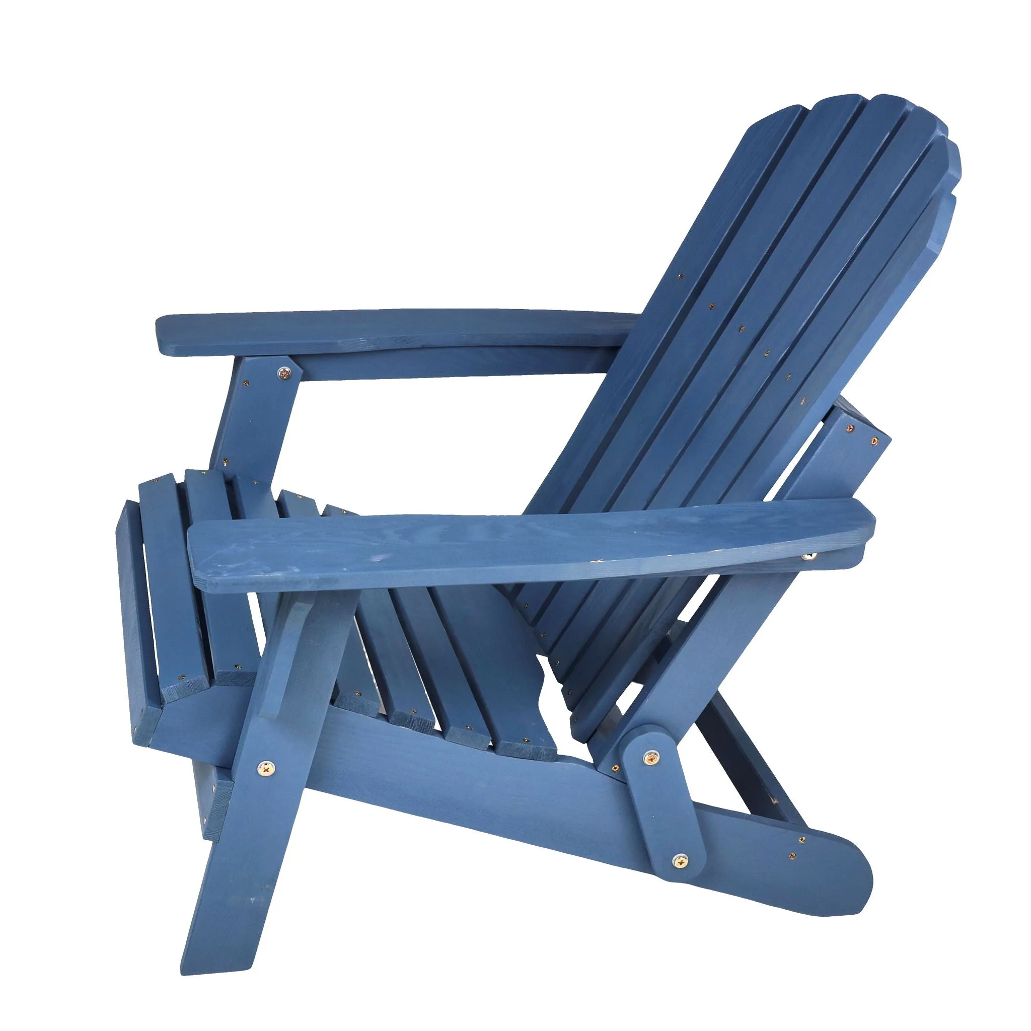Oversize Outdoor Folding Adirondack Chair, Patio Chair For Garden