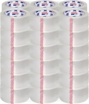 P PERFECTAPE Heavy Duty Packing Tape 36 Rolls, Total 2160Y, Clear, 2.7 mil, 1.88 inch x 60 Yards, Ultra Strong, Refill for Packaging and Shipping
