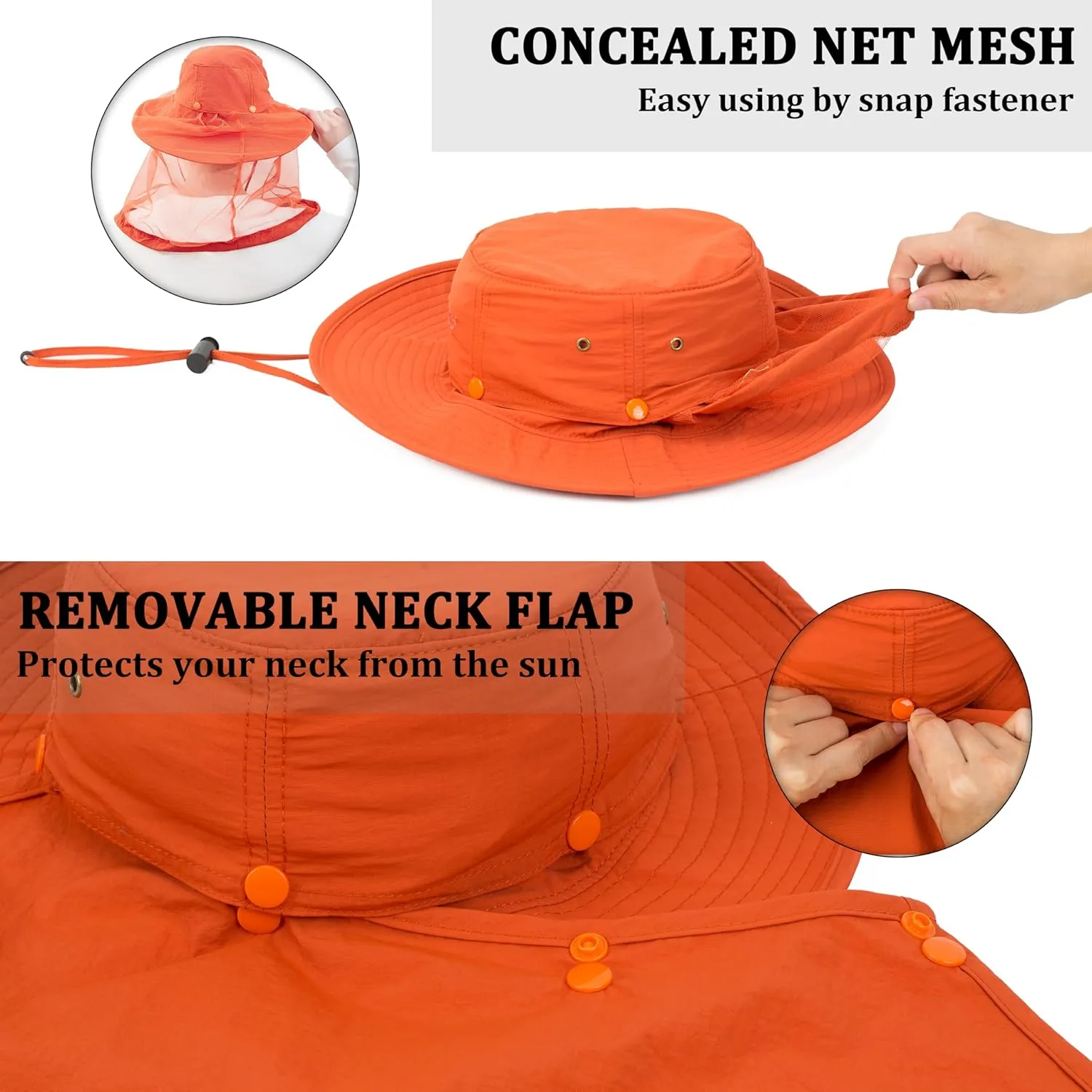 Palmyth Head Net Hat, Sun Hat Safari Hat