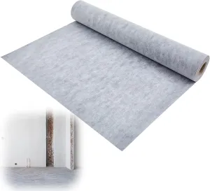 Pangda Waterproof Membrane for Shower 3.94 ft x 114.8 ft / 452 Sq ft Waterproofing Shower Membrane 23.6 Mil Thick Tile Underlayment Shower Membrane PE Fabric 0.6 mm for Sauna Bathroom Walls Roof
