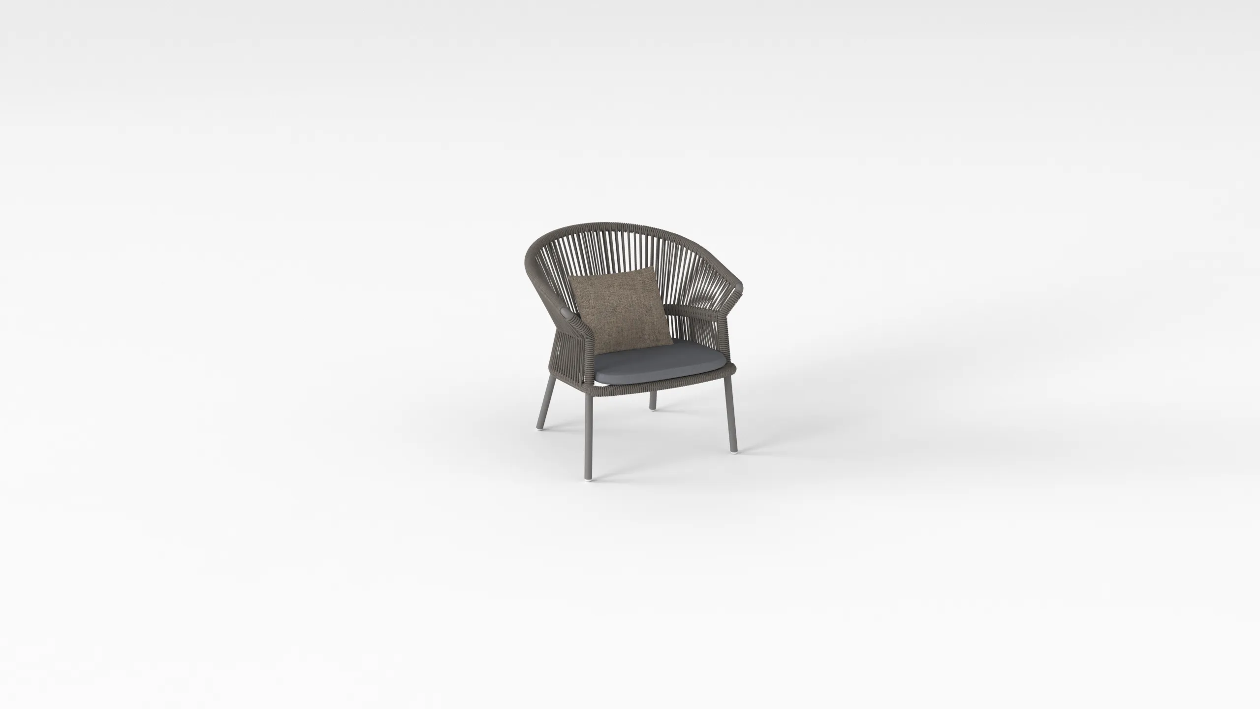 Peplum lounge chair