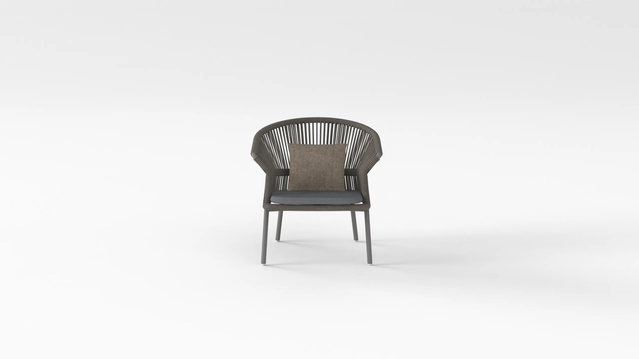 Peplum lounge chair