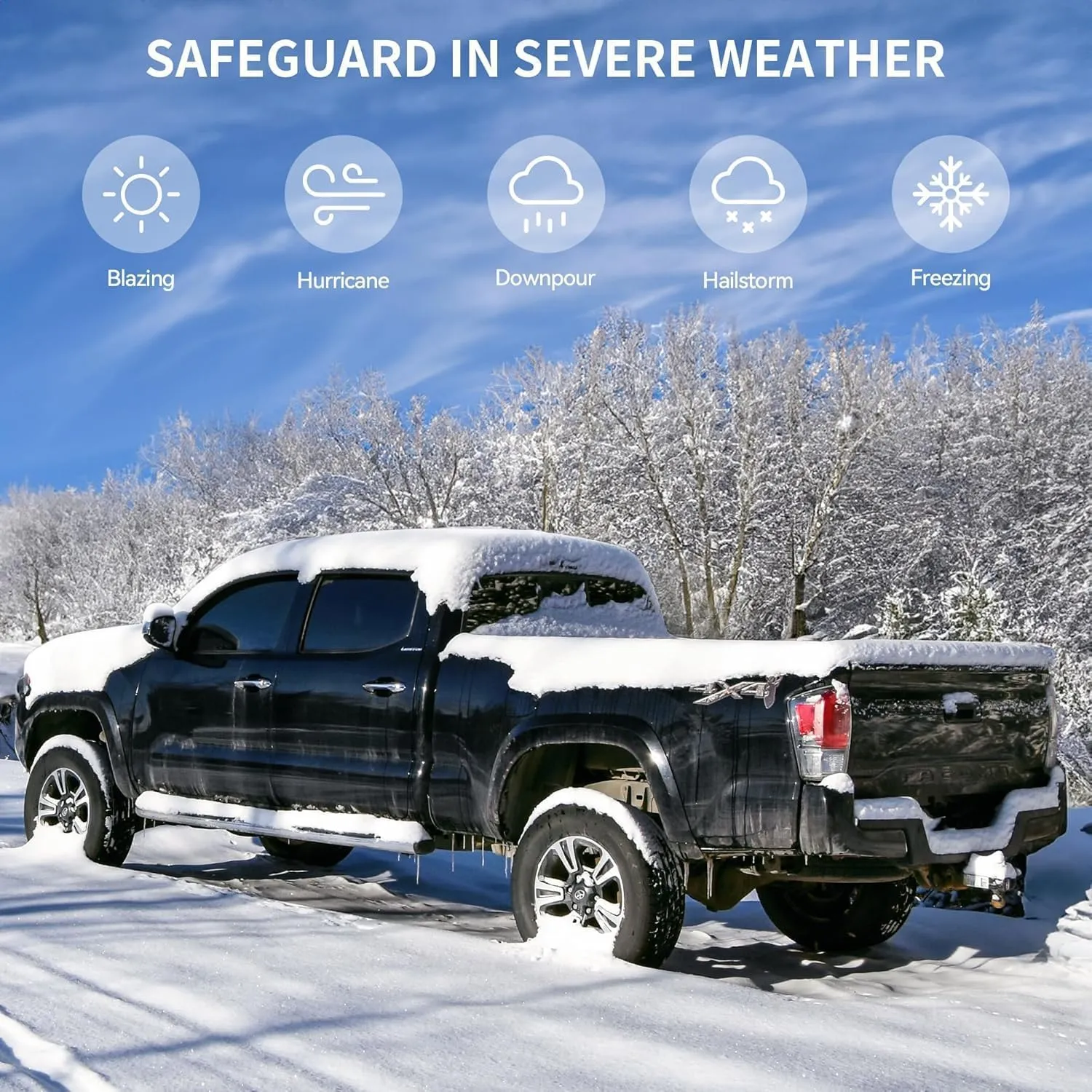 Perfit Liner Soft Roll Up Truck Bed Tonneau Cover for 2019-2024 Dodge Ram 1500 New Body (NOT for Classic) 6.4 FT (76") Bed, Without Rambox
