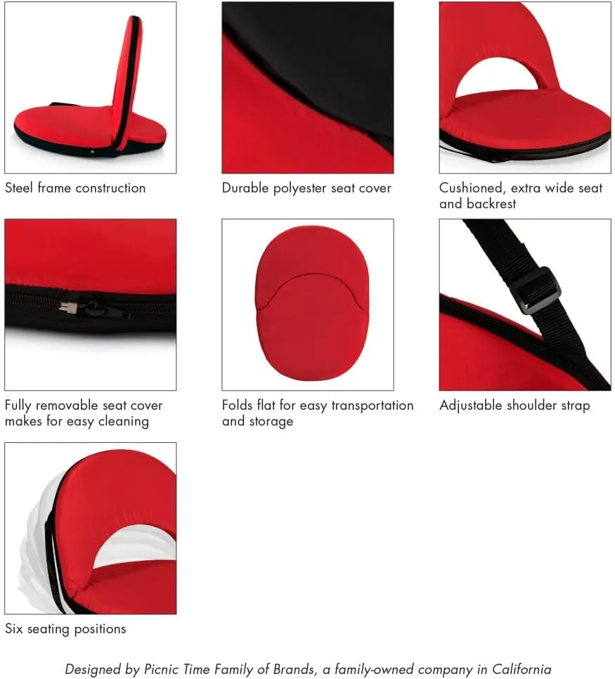 PICNIC TIME Atlanta Falcons Oniva Seat - Red