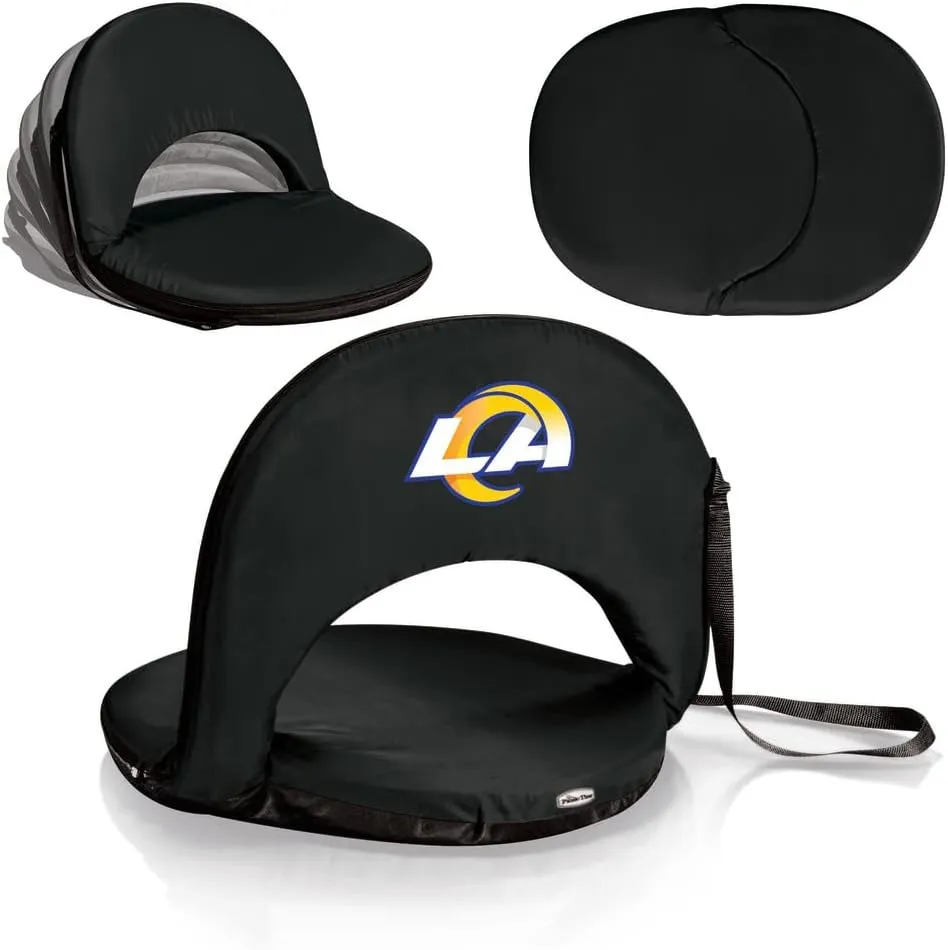 PICNIC TIME Black Los Angeles Rams Oniva Stadium Seat