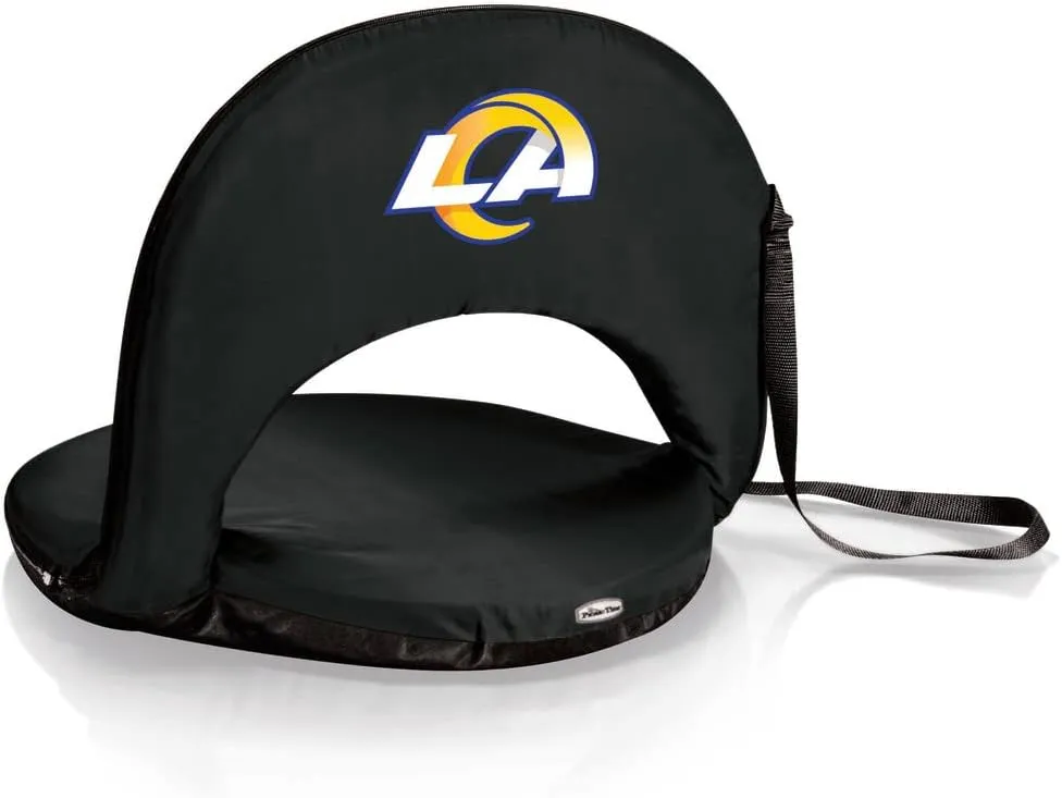 PICNIC TIME Black Los Angeles Rams Oniva Stadium Seat