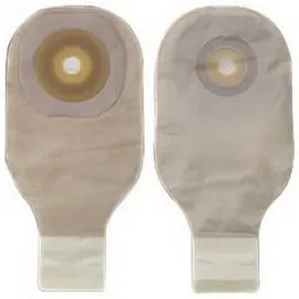 Premier Colostomy Pouch Drainable 1.25" Stoma 12"L 1pc System Transparent 8538, 10 Ct