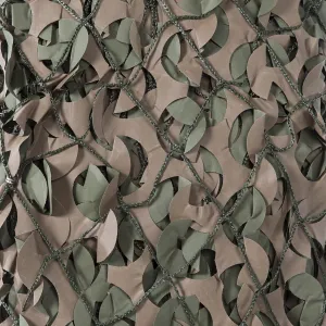 Premium Series Camouflage Military Spec Netting with Mesh Netting Attached
