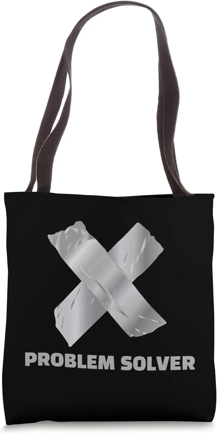Problem Solver Duck Tape Funny Tote Bag