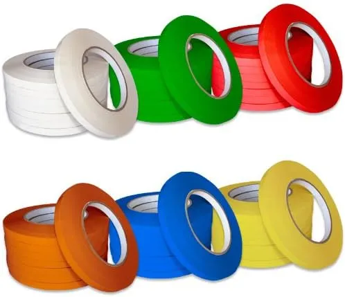 Produce Bag Closer seal tape 3/8" x 180 Yards (10 Rolls) (Red)