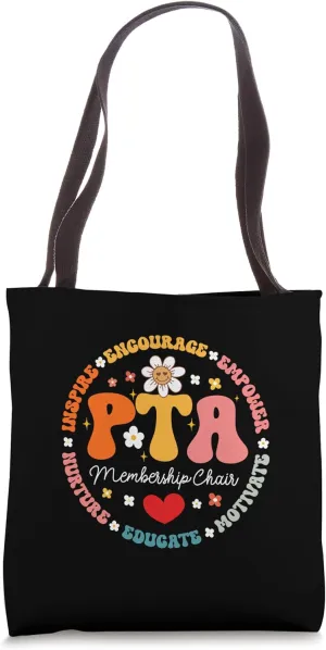 PTA Membership Chair Team Supporter PTA Squad Tote Bag