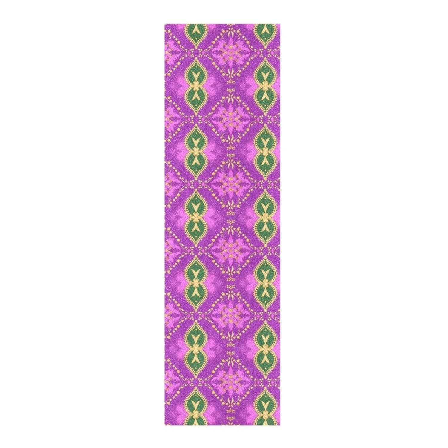 Purple Green Mystery Boho Designed Skateboard Grip Tape roll Decorative Waterproof Non Slip Cruiser Board Grip Tape lija para Skateboard 33×9 Inch