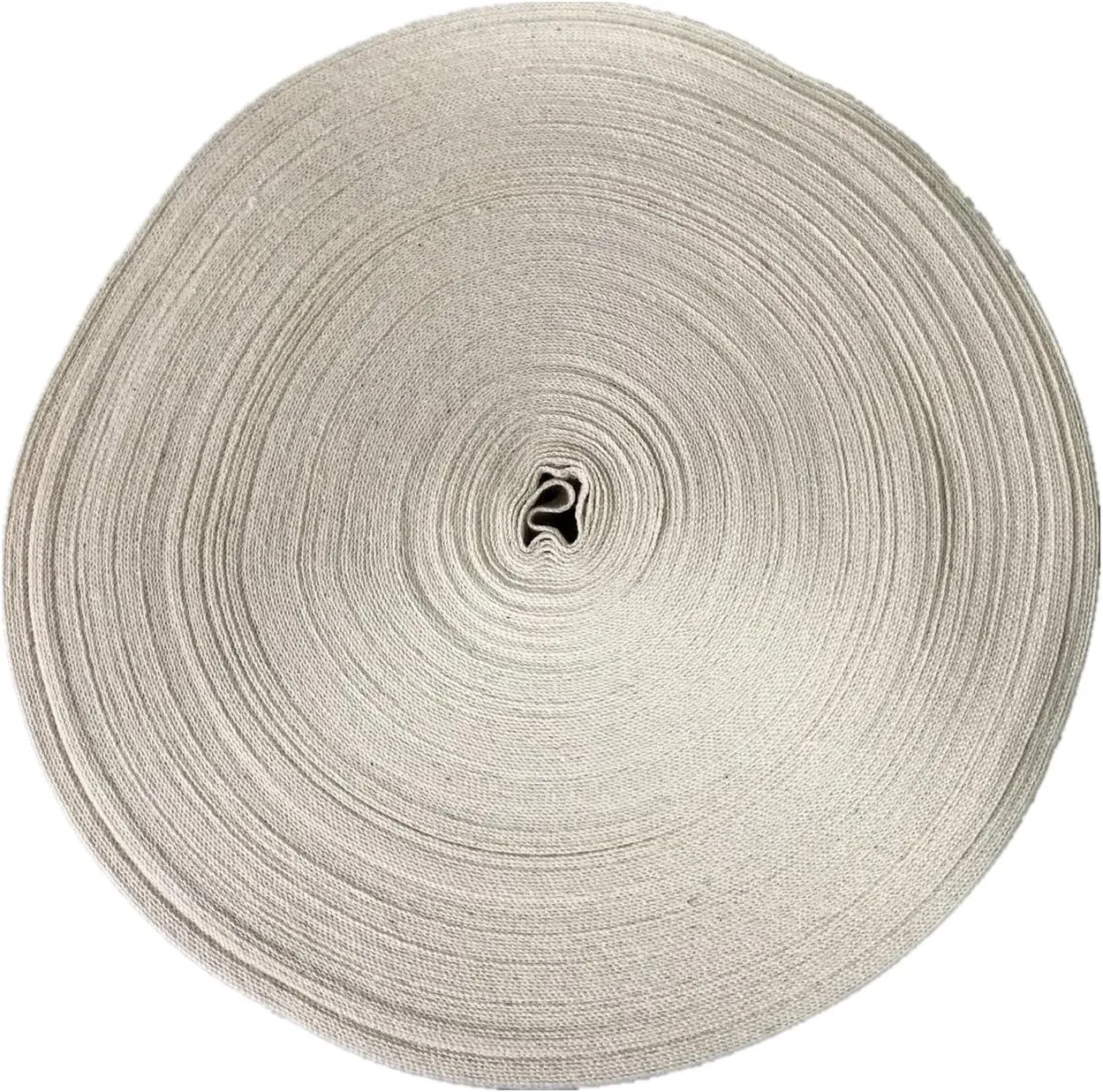 QIANF Twill Tape Ribbon 100% Cotton Natural Color 1 Inch Wide 50 Yard Roll Herringbone Tape(1 Inch-50Yard, Off-White)