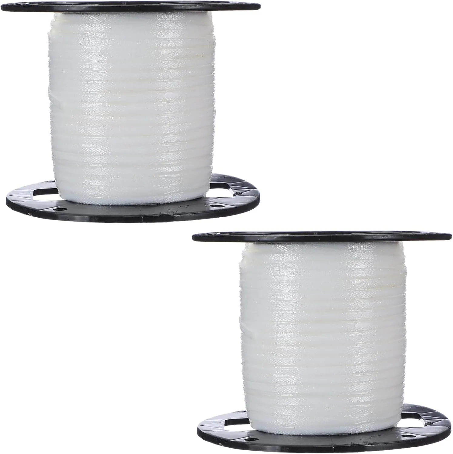 Qualirey 2 Pc Sticky Fly Tape Roll 1000 Ft, Fly Ribbon Line Trap Kit, Housefly Reel Sticky Tape Trap, Indoor Outdoor Disposable Bug Strip, Non-Toxic