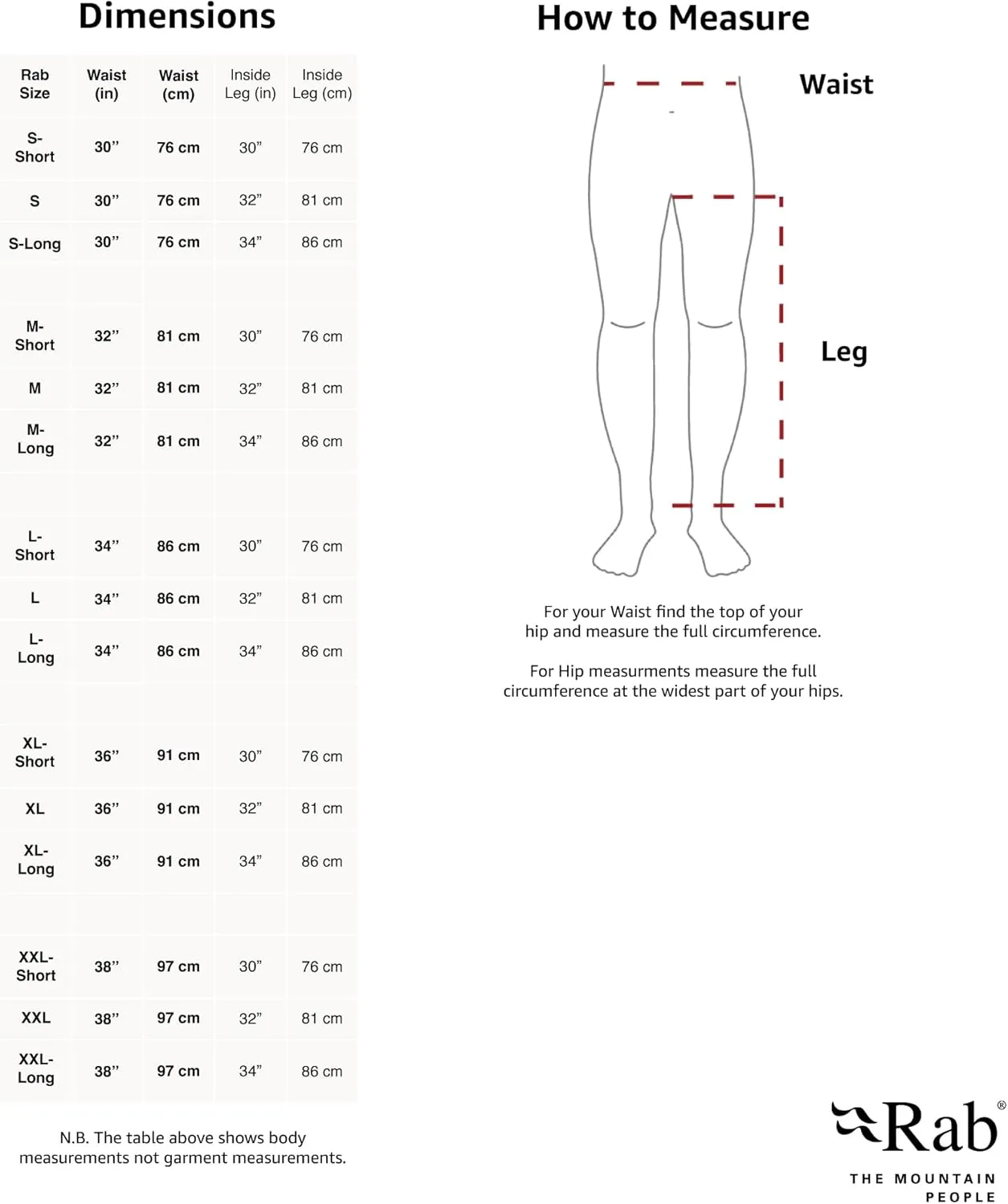 Rab Men's Downpour Eco Pants Waterproof Breathable Rain Pants for Hiking and Trekking