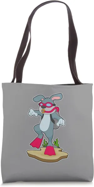 Rabbit Diver Oxygen bottle Diving Tote Bag
