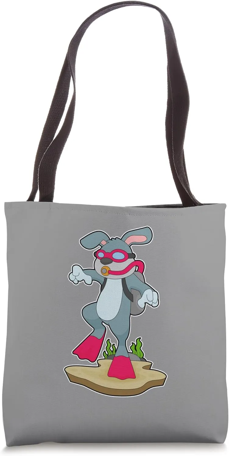 Rabbit Diver Oxygen bottle Diving Tote Bag
