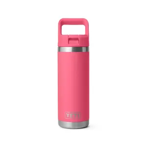 RAMBLER® 18 OZ (532 ML) BOTTLE WITH STRAW CAP Tropical Pink