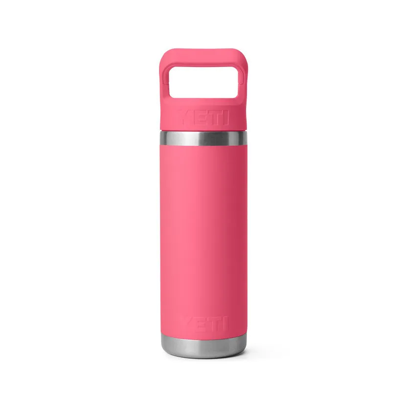 RAMBLER® 18 OZ (532 ML) BOTTLE WITH STRAW CAP Tropical Pink