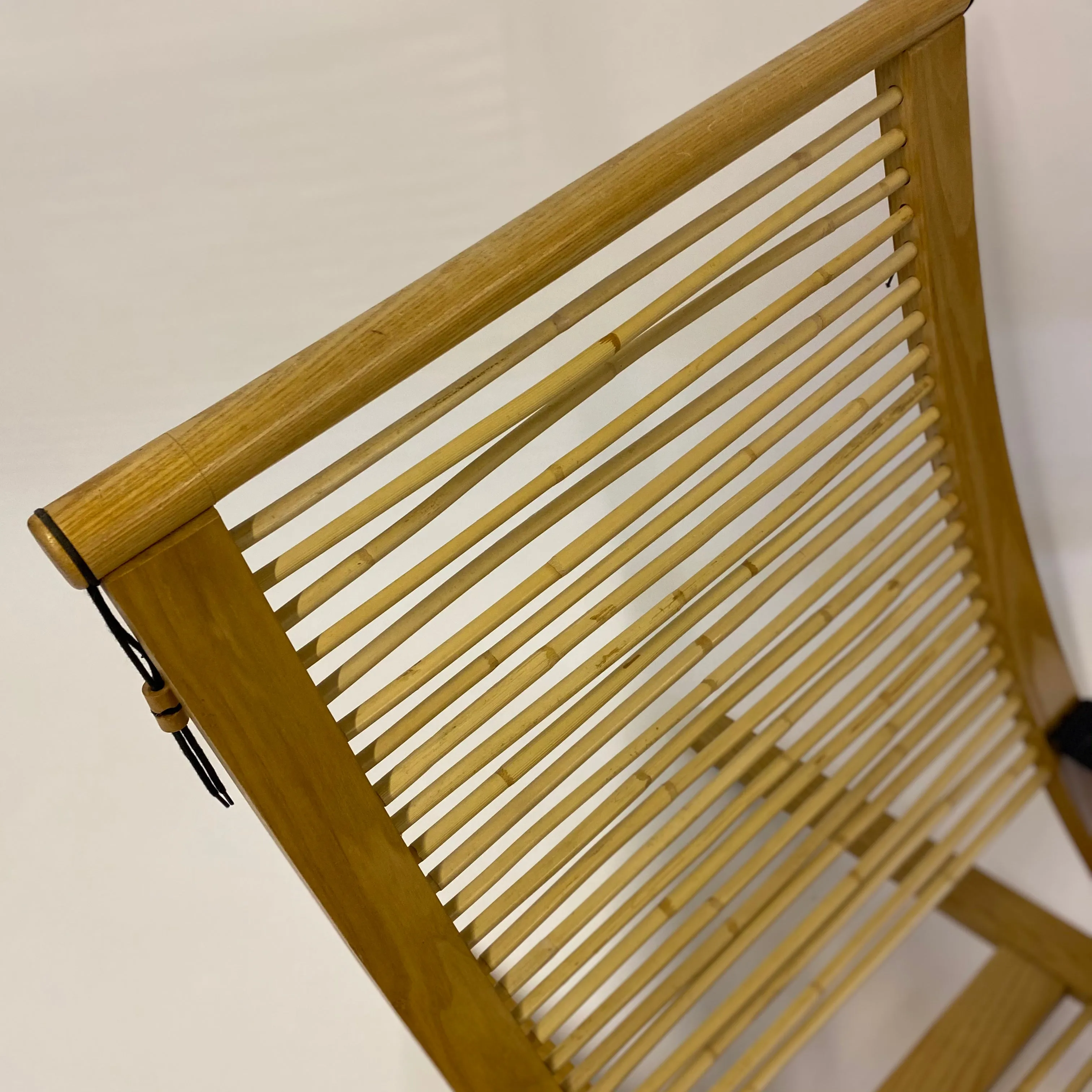 Rattan & Steam Bent Chair & Ottoman