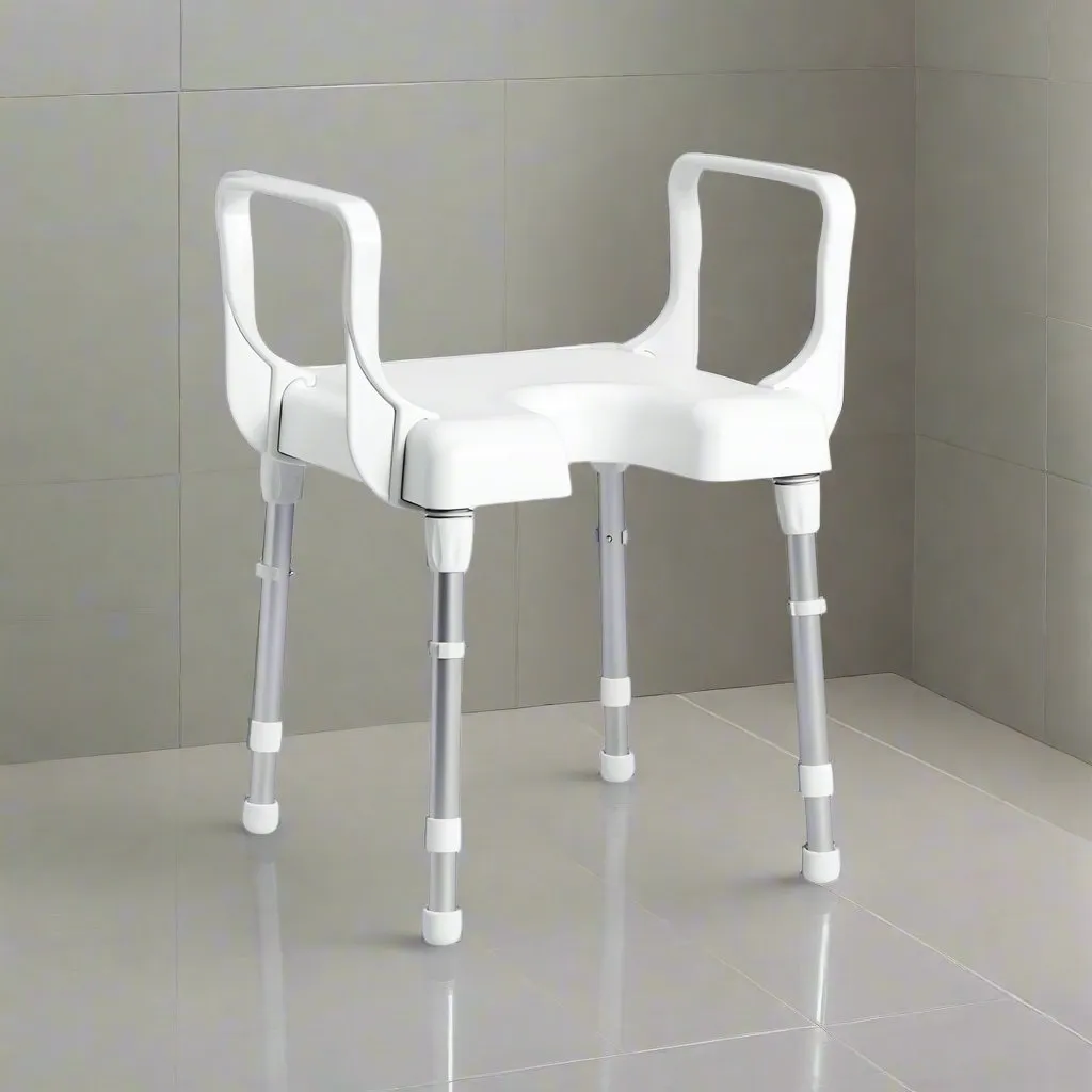 Rebotec Cannes – Shower Chair With Arm Rests