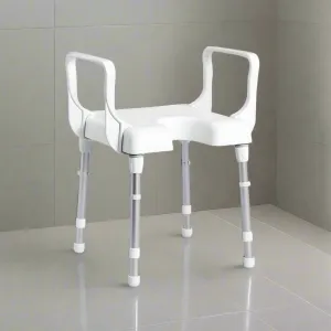 Rebotec Cannes – Shower Chair With Arm Rests