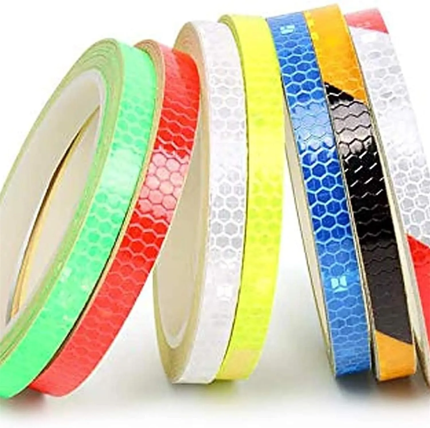Reflective Tape 7 Roll 26 FT High Visibility Waterproof Adhesive Sticker Tape for Vehicles Bicycles