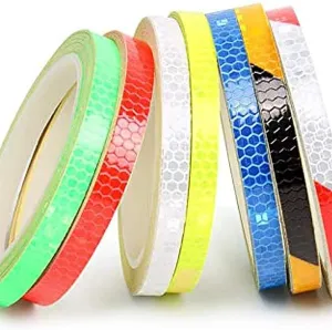 Reflective Tape 7 Roll 26 FT High Visibility Waterproof Adhesive Sticker Tape for Vehicles Bicycles