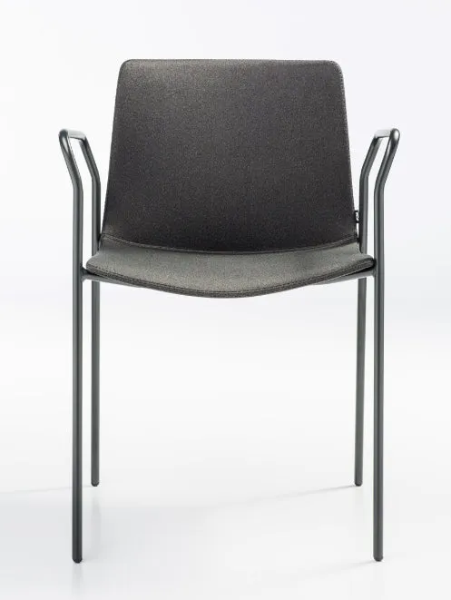 Rest 4-Leg Stacking Chair Upholstered