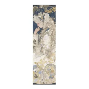 Retro Court Style Girl Rococo Art Skateboard Grip Tape Waterproof Grip Tape for pro Scooters 33×9 Inch Papel de lija para patinetas