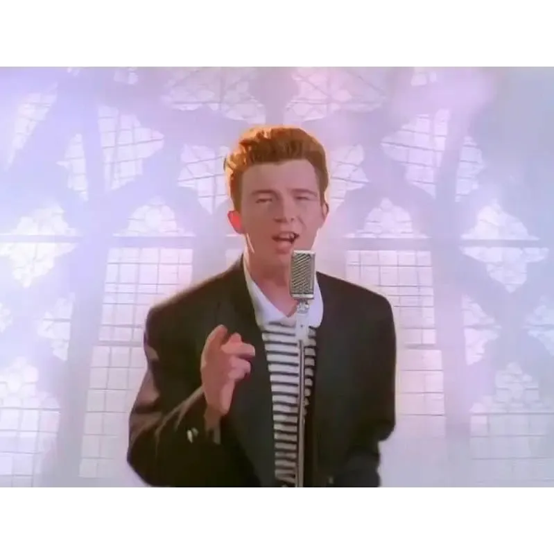 Rick Roll QR Code Sticker