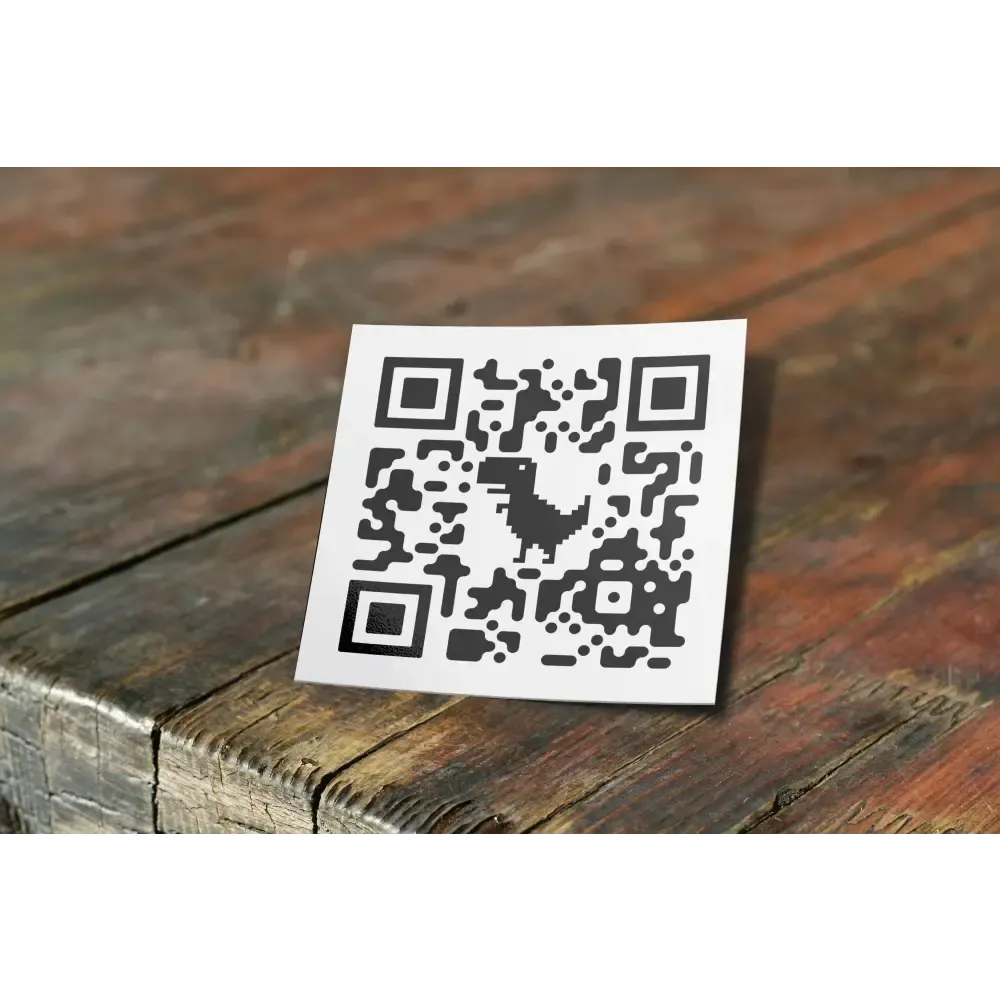 Rick Roll QR Code Sticker