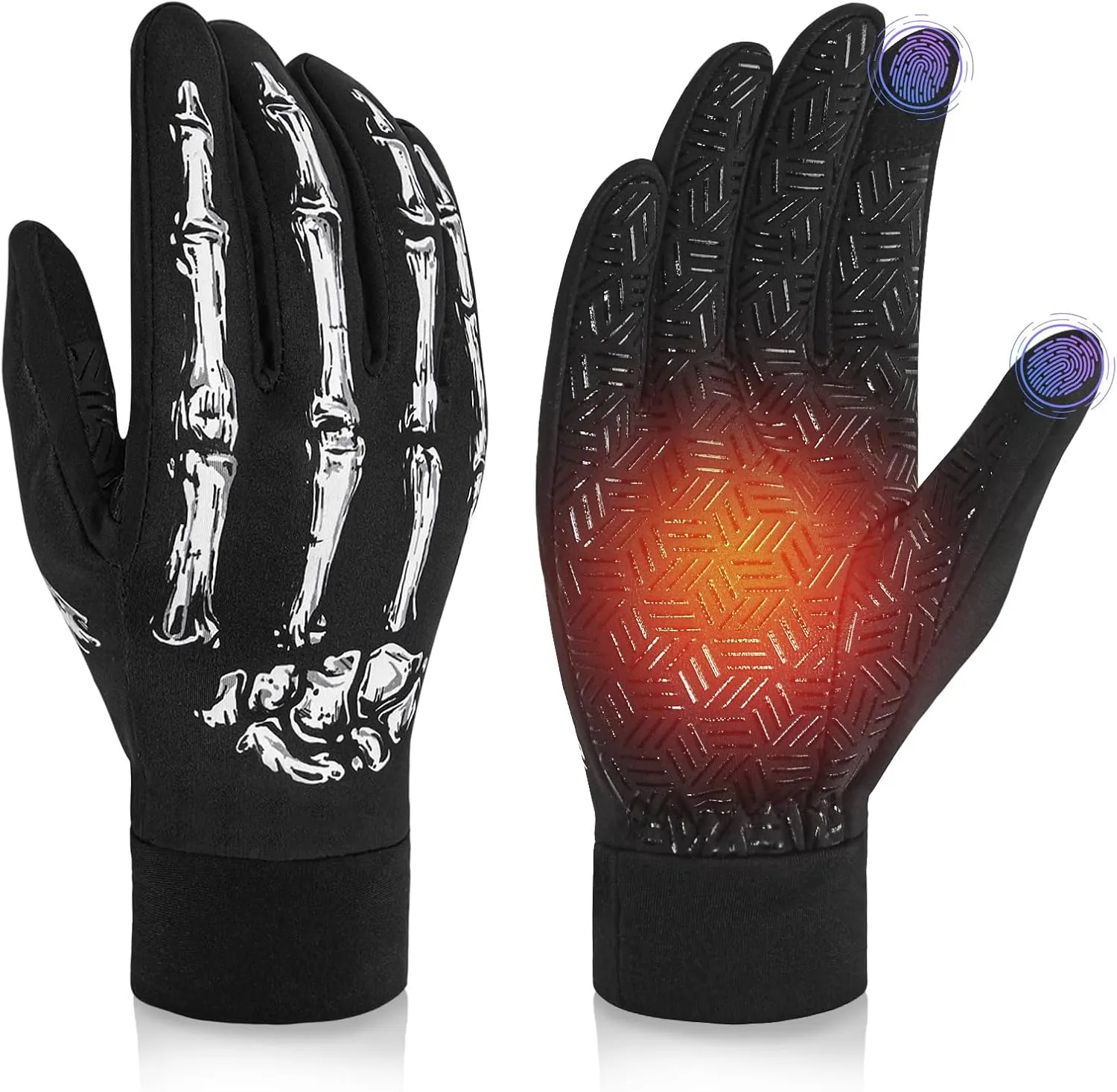 RIGWARL Gloves for Cool&Cold Weather Waterproof, Winter Gloves for Men Women Touch Screen