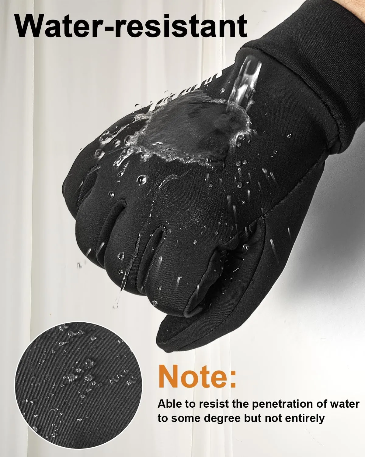 RIGWARL Upgraded Wool Winter Gloves for Cold Weather, Waterproof Gloves Gifts for Men Women with Touch Screen