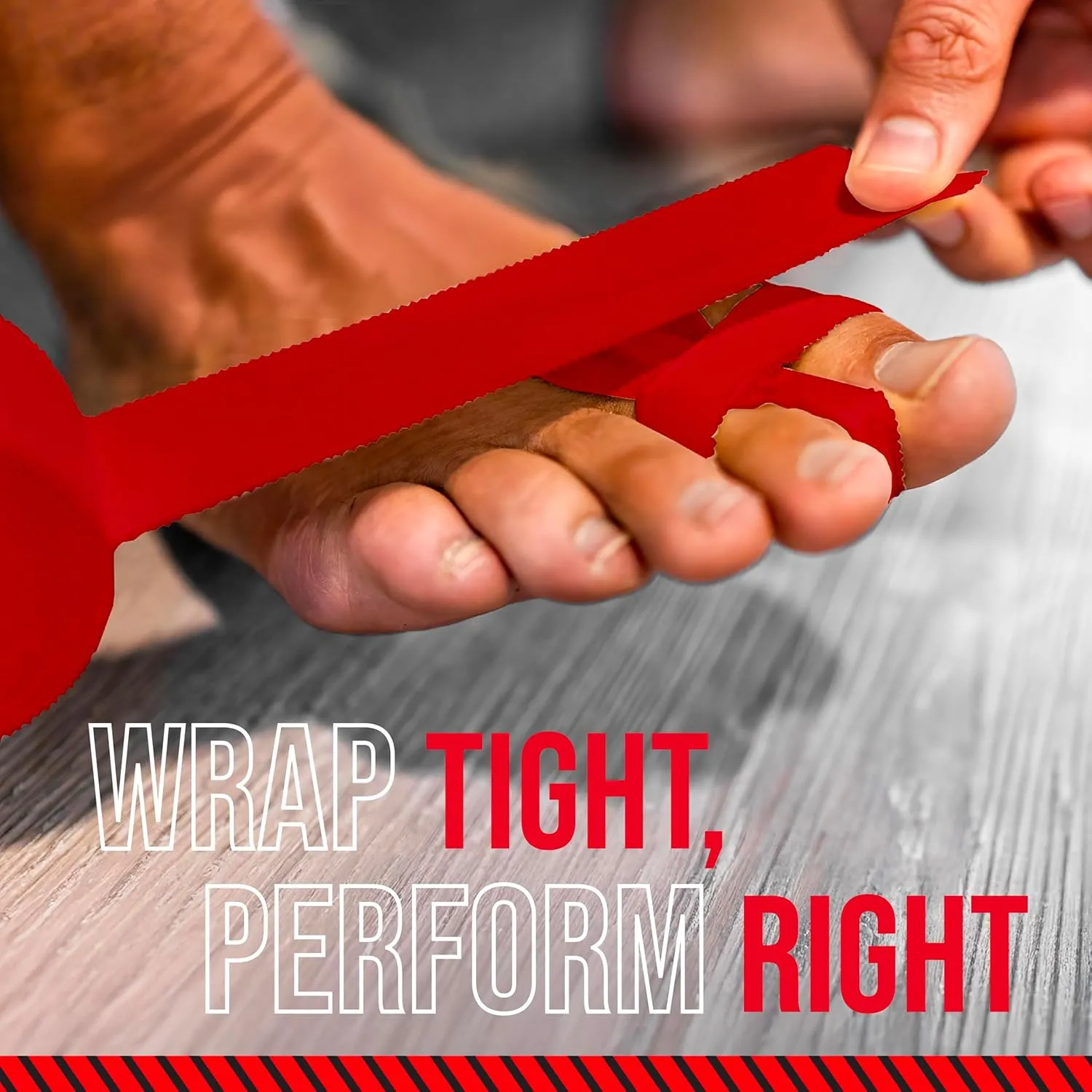 Ringside 1" Athletic Trainers Tape, Cotton Kinesiology Tape for Combat Sports, Adhesive, 30 Foot Rolls, Red, 15 Rolls
