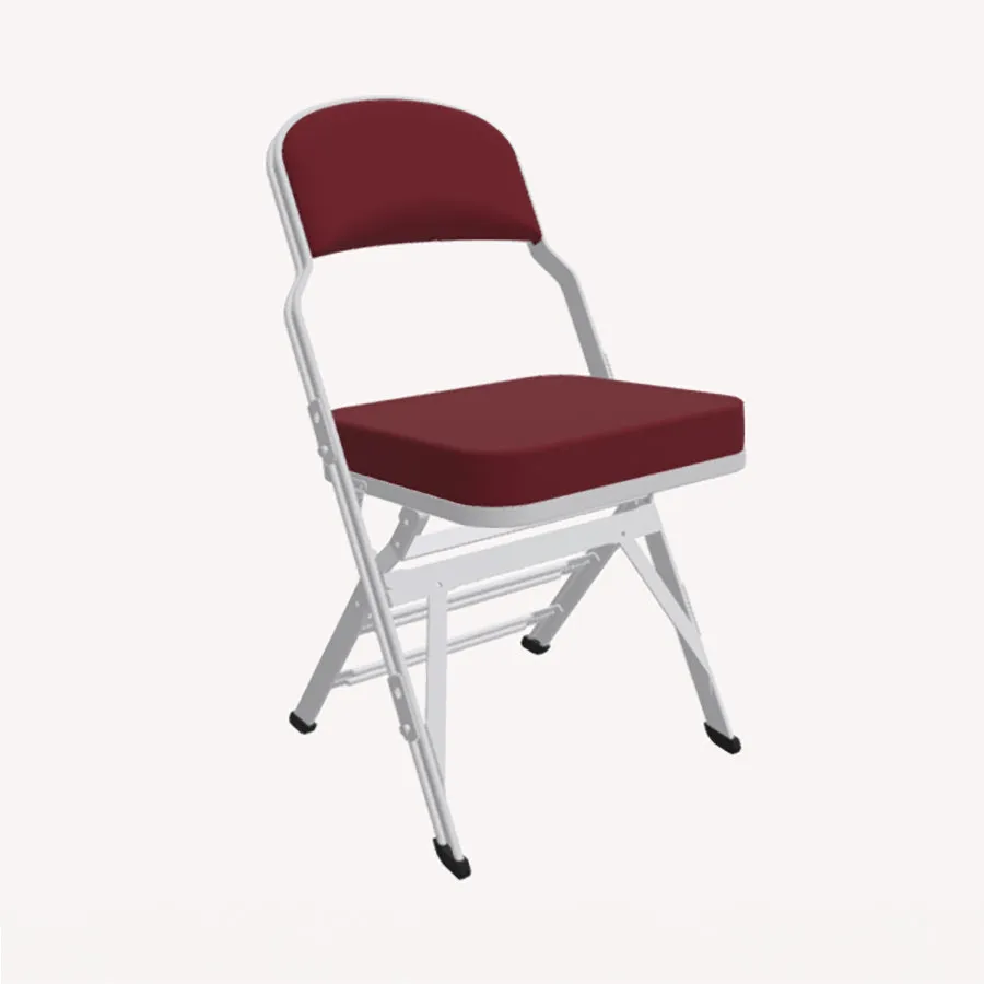 Sandler 4400A A-Shape Folding Chair with a Manual Tip-Up Seat