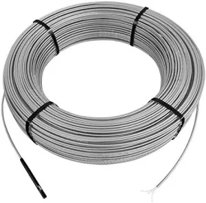 Schluter-Systems DITRA-HEAT (120V) Floor Heat Cable warms 11 sq ft [DHEHK12011] adaptable to any layout, adds comfort to any room, quickly and easily installs into membrane before tile/stone