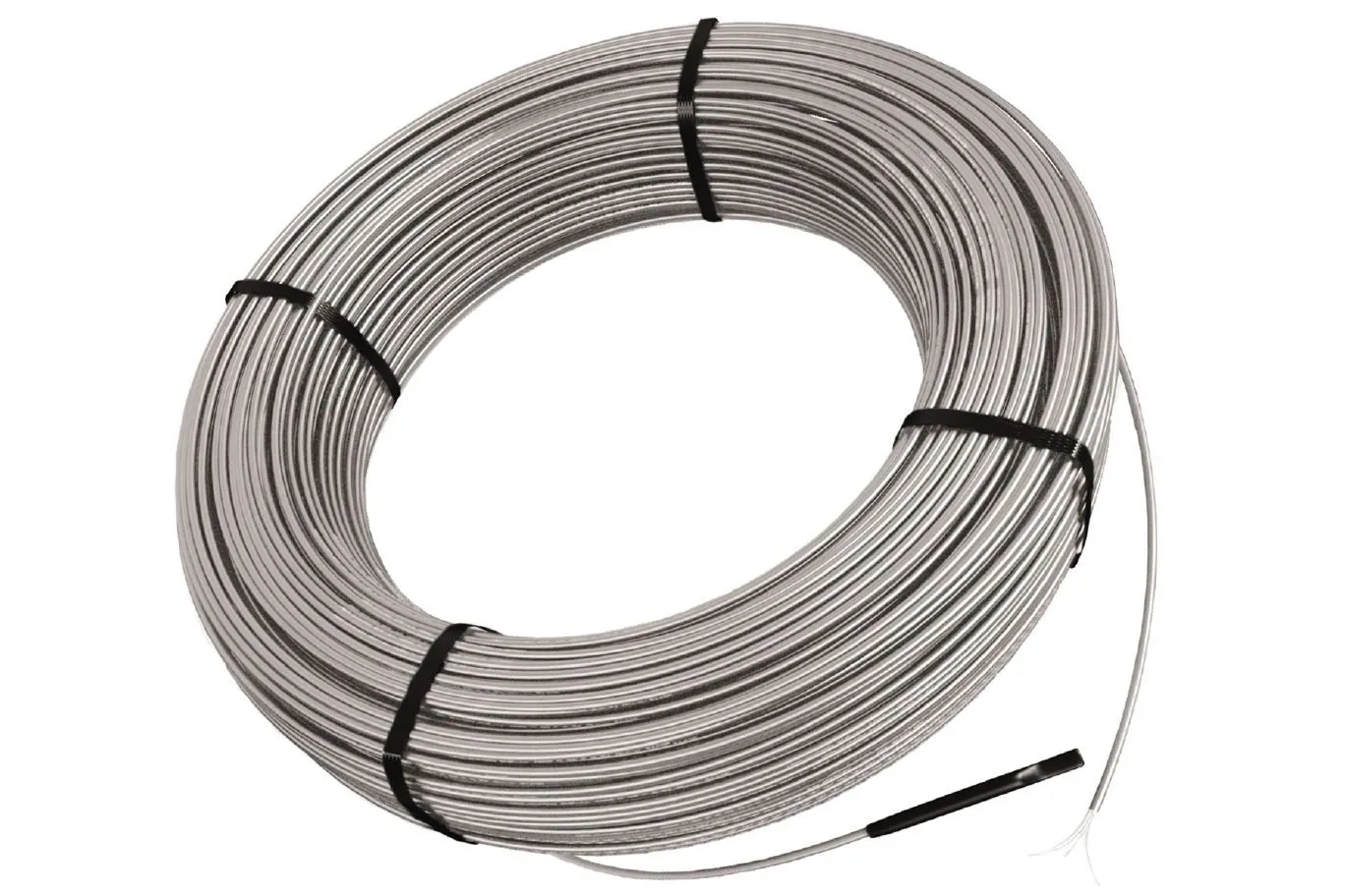 Schluter-Systems DITRA-HEAT (240V) Floor Heat Cable, warms 27 sq ft [DHEHK24027] adaptable to any layout, adds comfort to any room, quickly and easily installs into membrane before tile/stone
