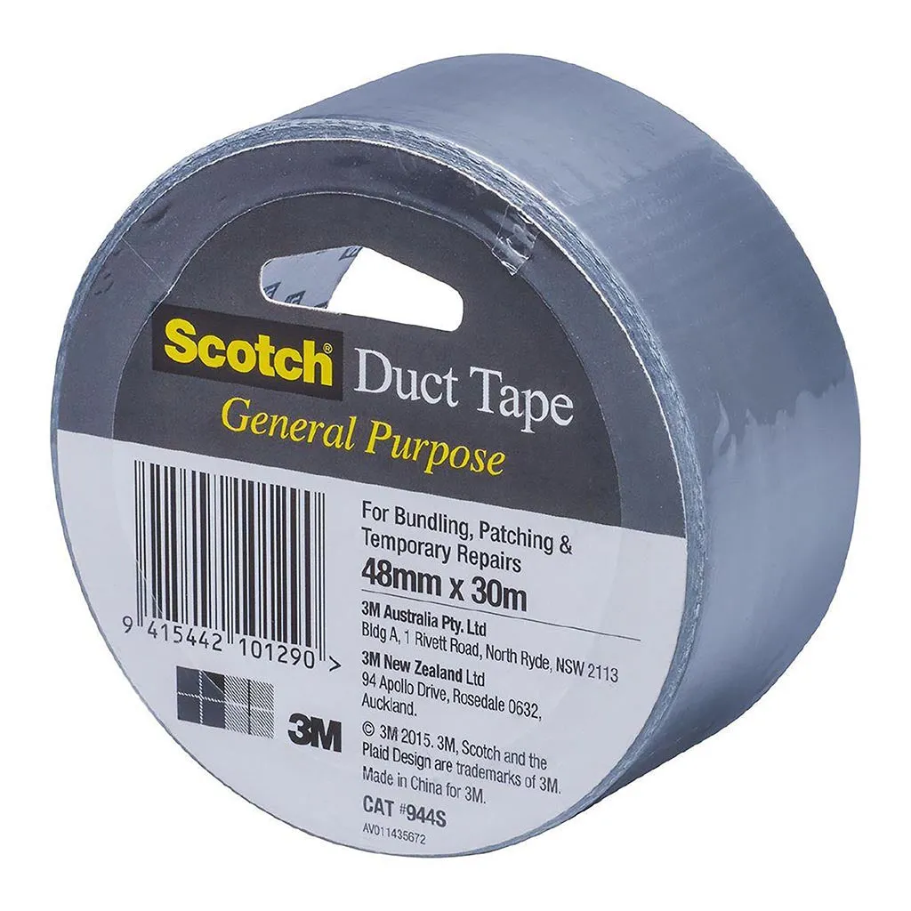 Scotch Silver Duct Tape, 48mm x 50m (944S)